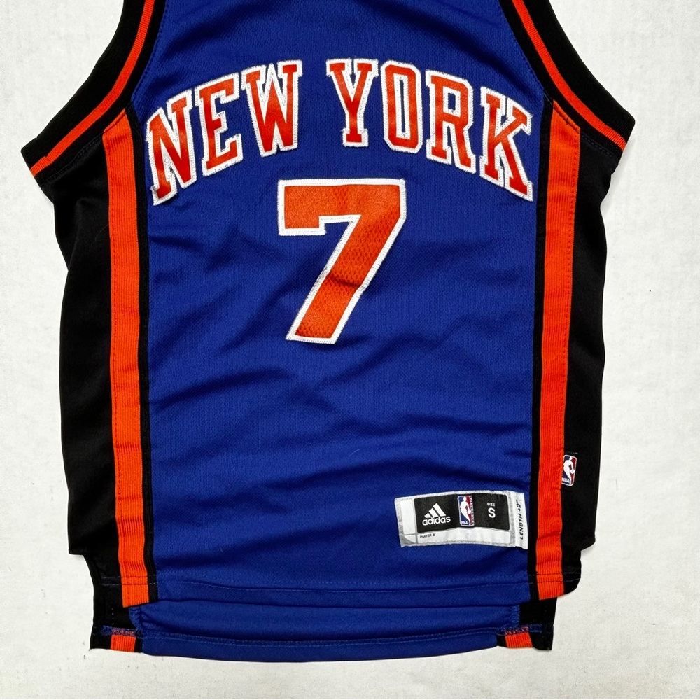 Adidas New York Knicks #7 Carmelo Anthony Blue NBA Swingman Jersey - Picture 3 of 7